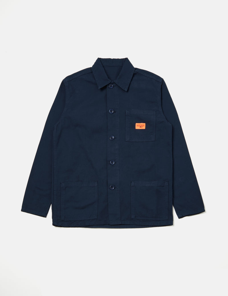 Service Works Coverall Jacket (Canvas) - Navy Blue