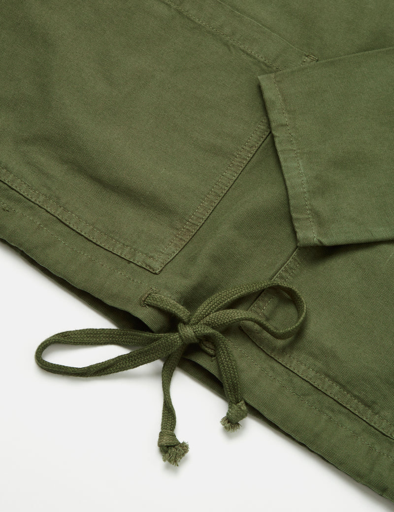 Service Works Market Smock (Canvas) - Olive Green