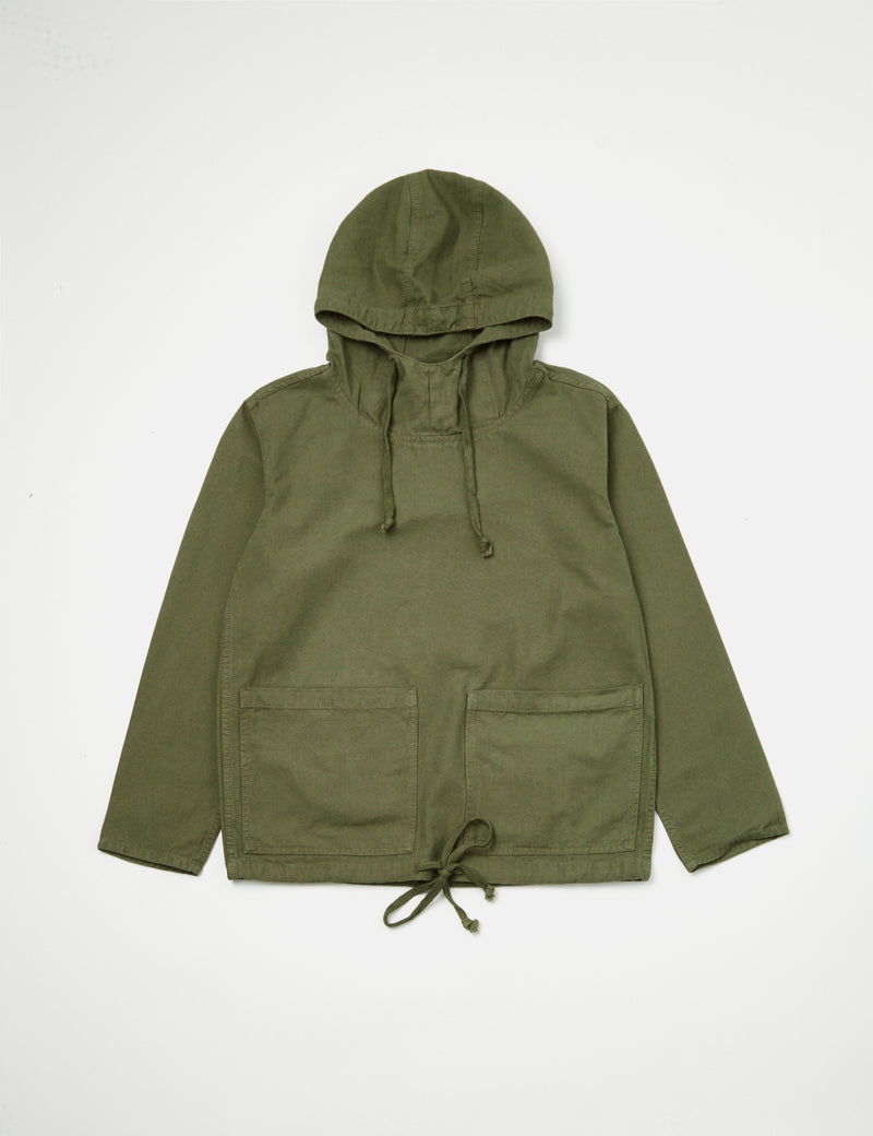 Service Works Market Smock (Canvas) - Olive Green