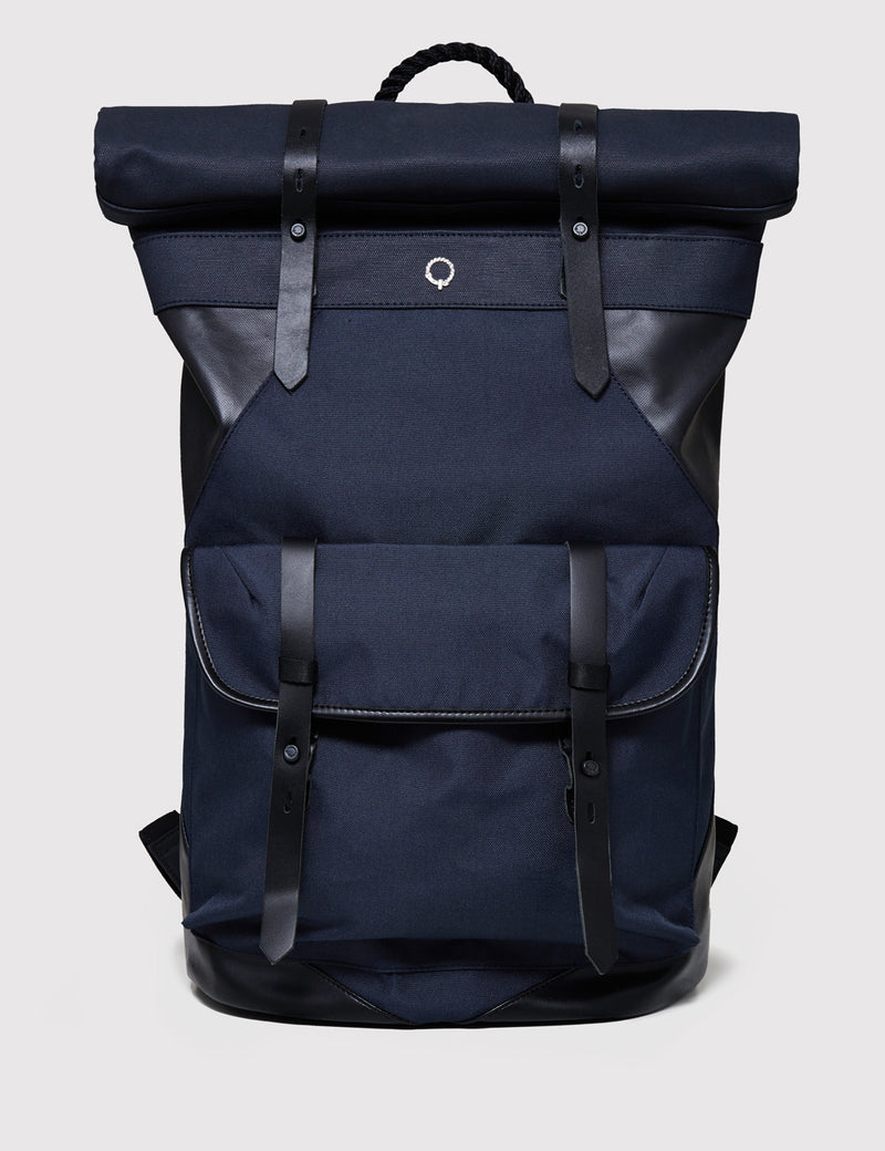 Stighlorgan Ronan Rolltop Laptop Backpack - Navy