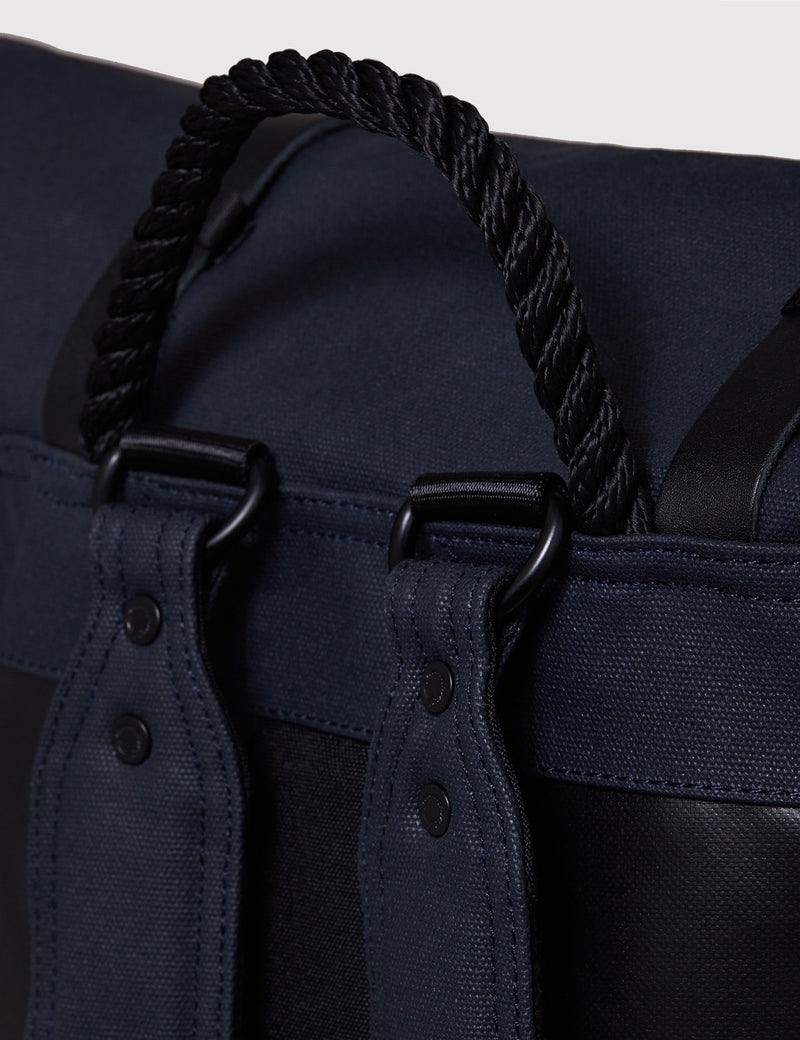 Stighlorgan Ronan Rolltop Laptop Backpack - Navy