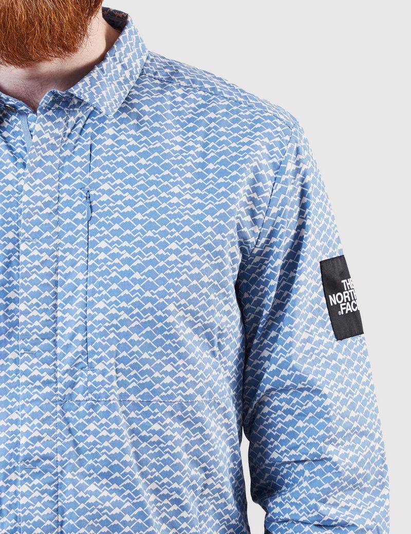 North Face Mountain Shirt - Faded Denim Blue