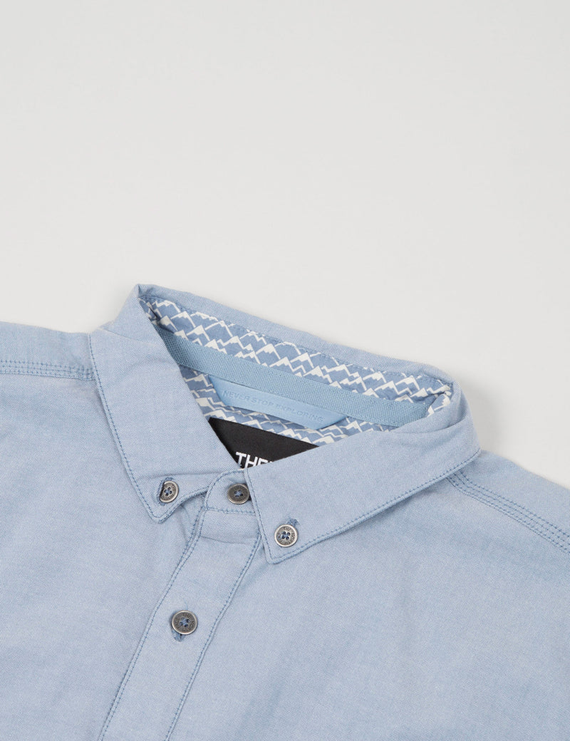 North Face Denali Long Sleeve Shirt - Moonlight Blue