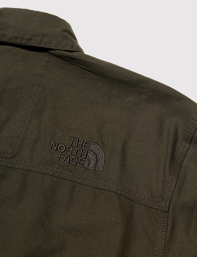 North Face Denali Long Sleeve Shirt - Rosin Green
