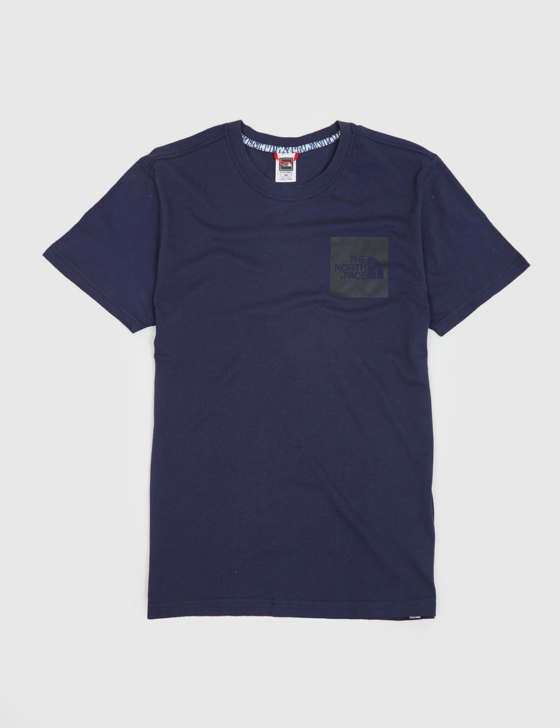 North Face Fine Pocket T-Shirt - Urban Navy