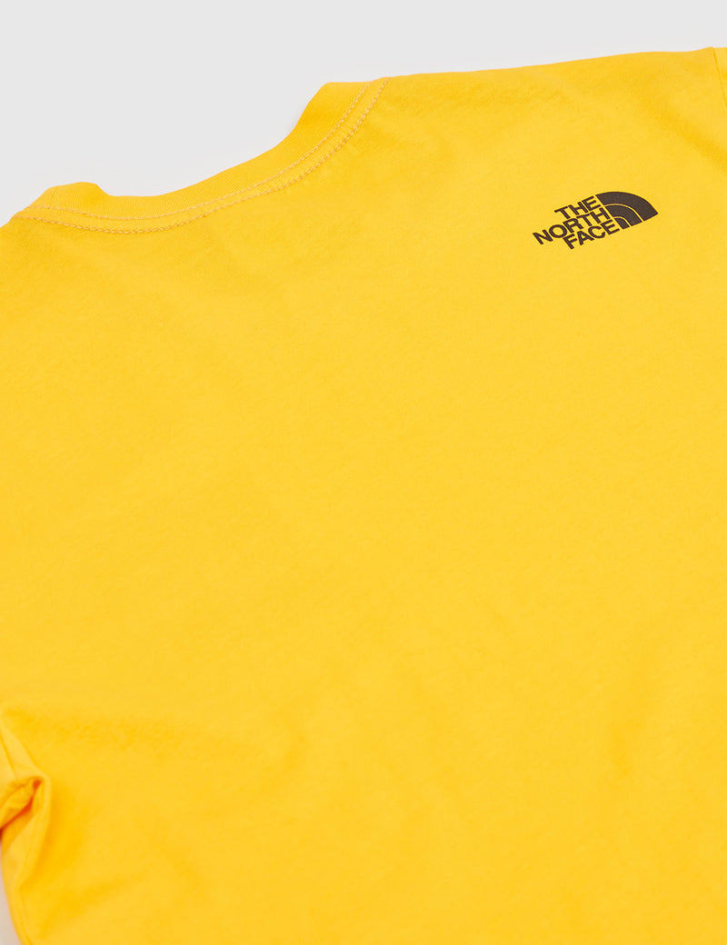 North Face Fine Pocket T-Shirt - Zinnia Orange