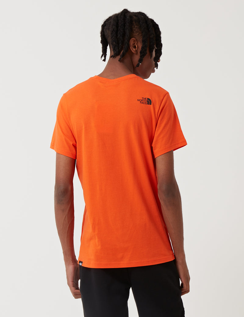 North Face Fine T-Shirt - Persian Orange