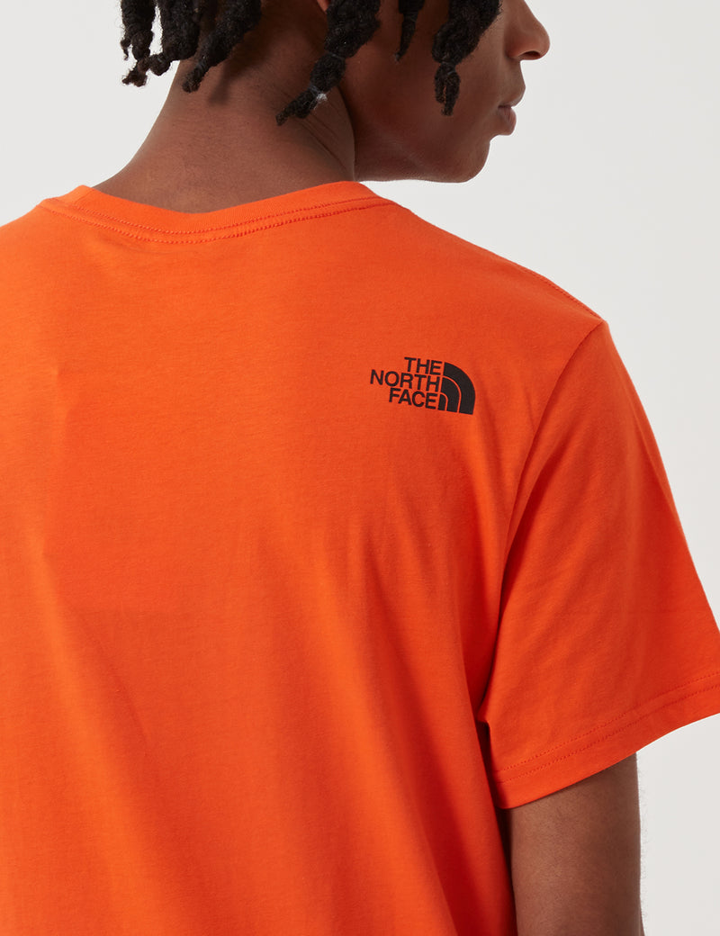 North Face Fine T-Shirt - Persian Orange