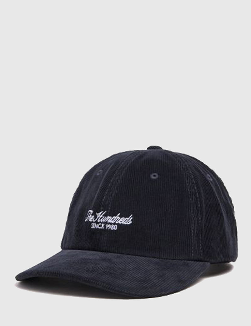 The Hundreds Plain Cord Dad Cap - Black
