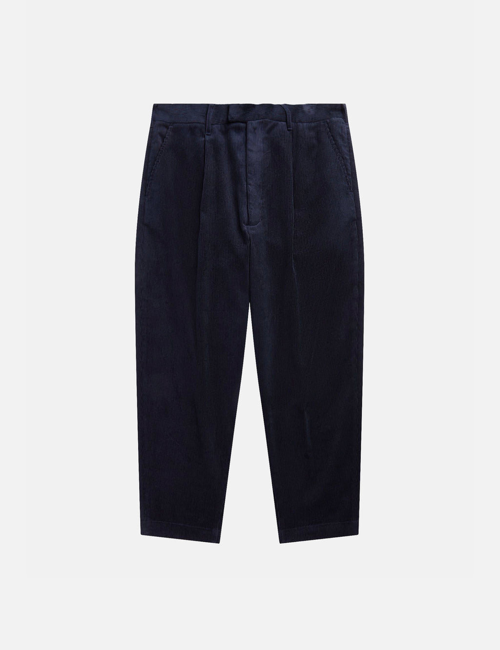Fred Perry Cord Trousers (Regular, Cropped) Navy Blue I Urban Excess