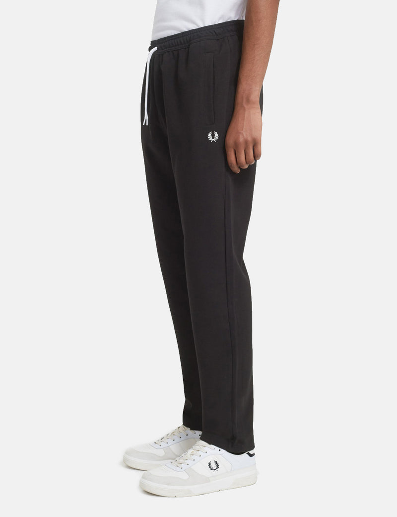 Fred Perry Reverse Tricot Track Pants - Black