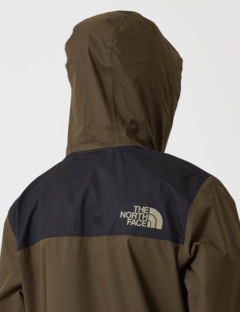 North Face 1990 마운틴 재킷-뉴 Taupe 그린/블랙
