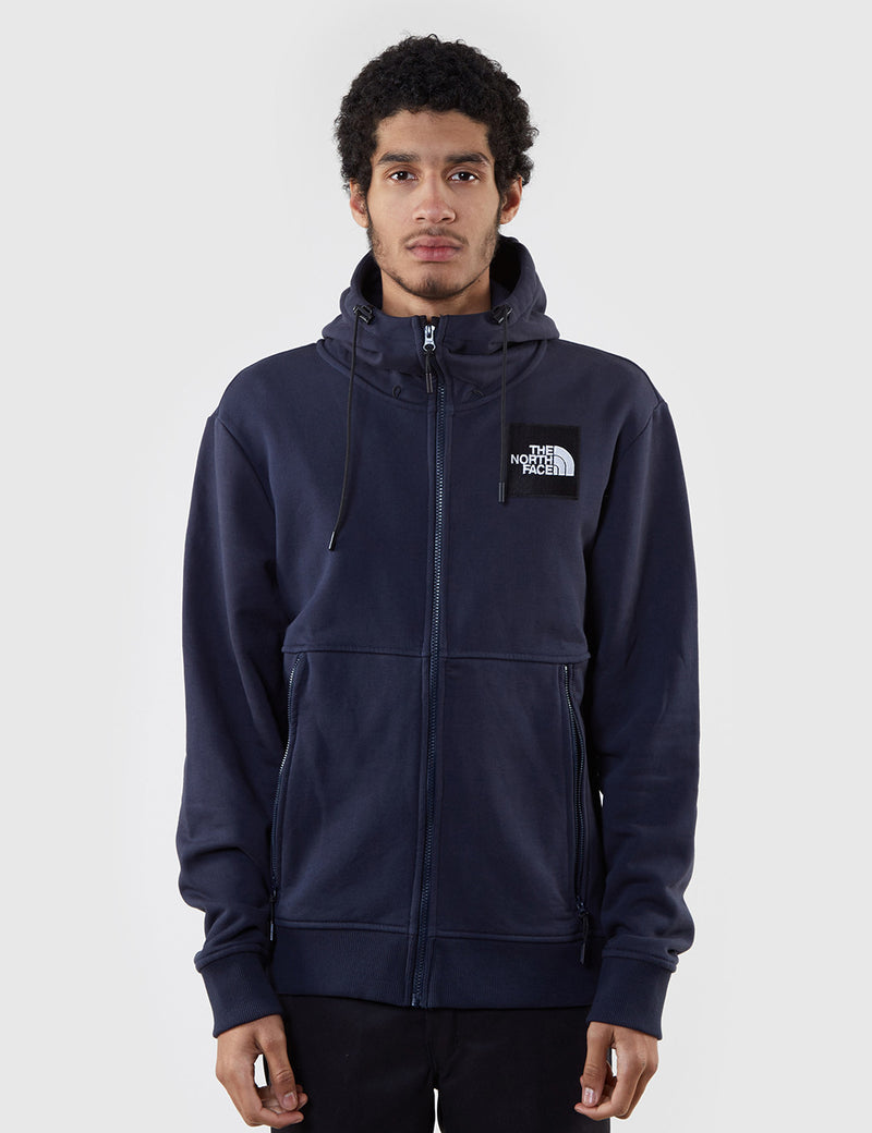 North Face Fine Zip Hoodie - Urban Navy
