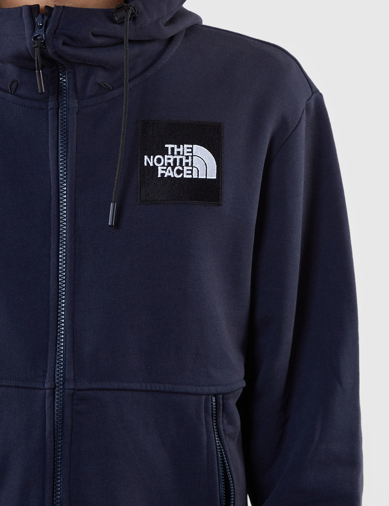 North Face Fine Zip Hoodie - Urban Navy