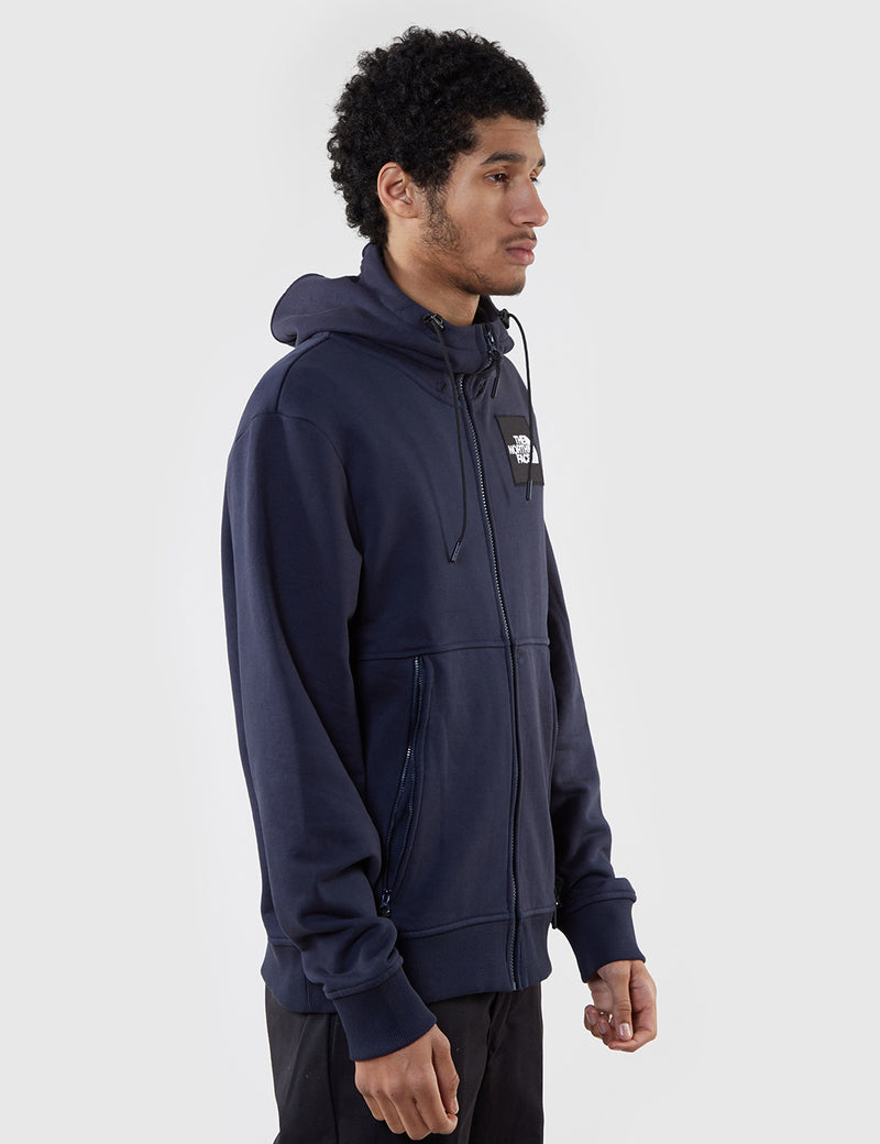 North Face Fine Zip Hoodie - Urban Navy