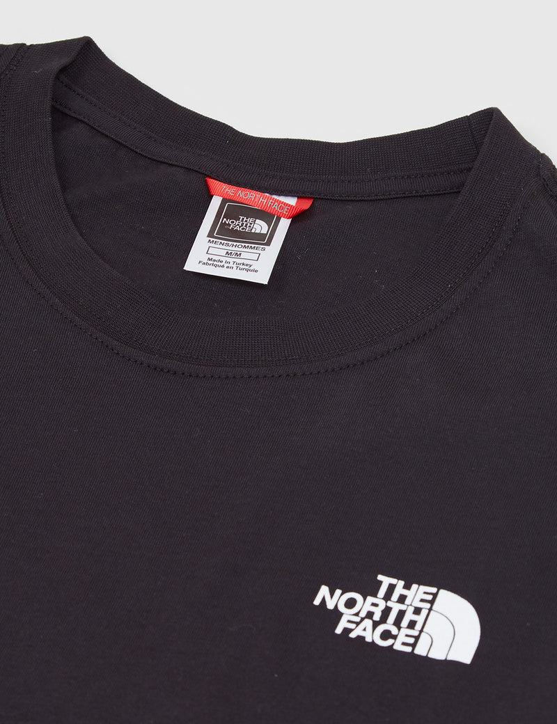 T-Shirt North Face Red Box - Noir