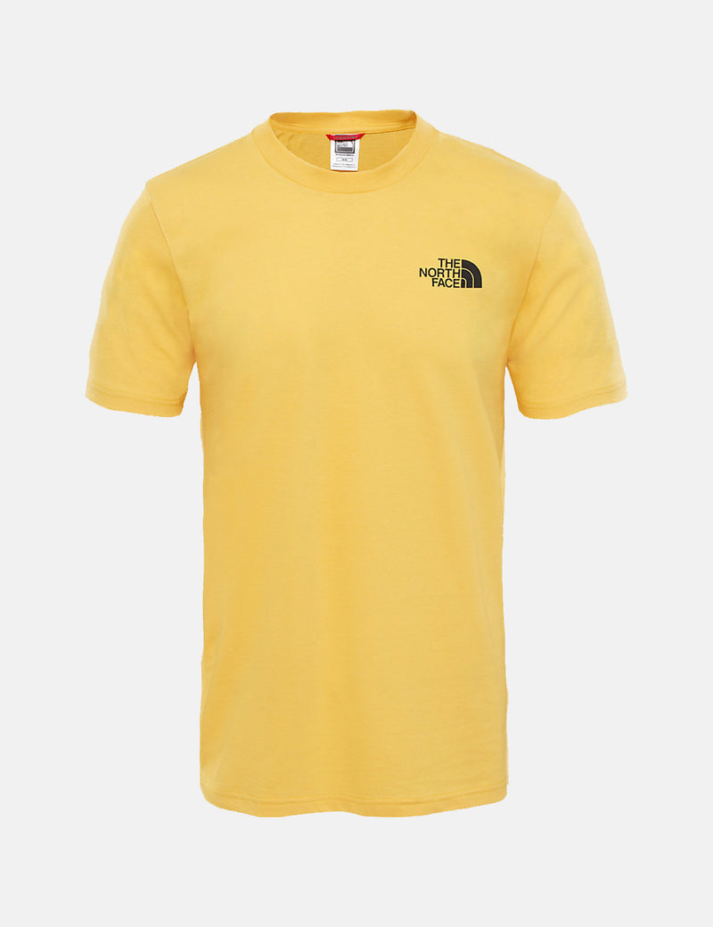 North Face Einfache Dome T-Shirt - TNF Gelb