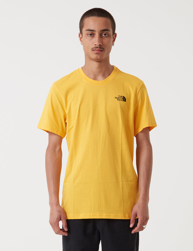 T-Shirt North Face Simple Dome - Jaune TNF