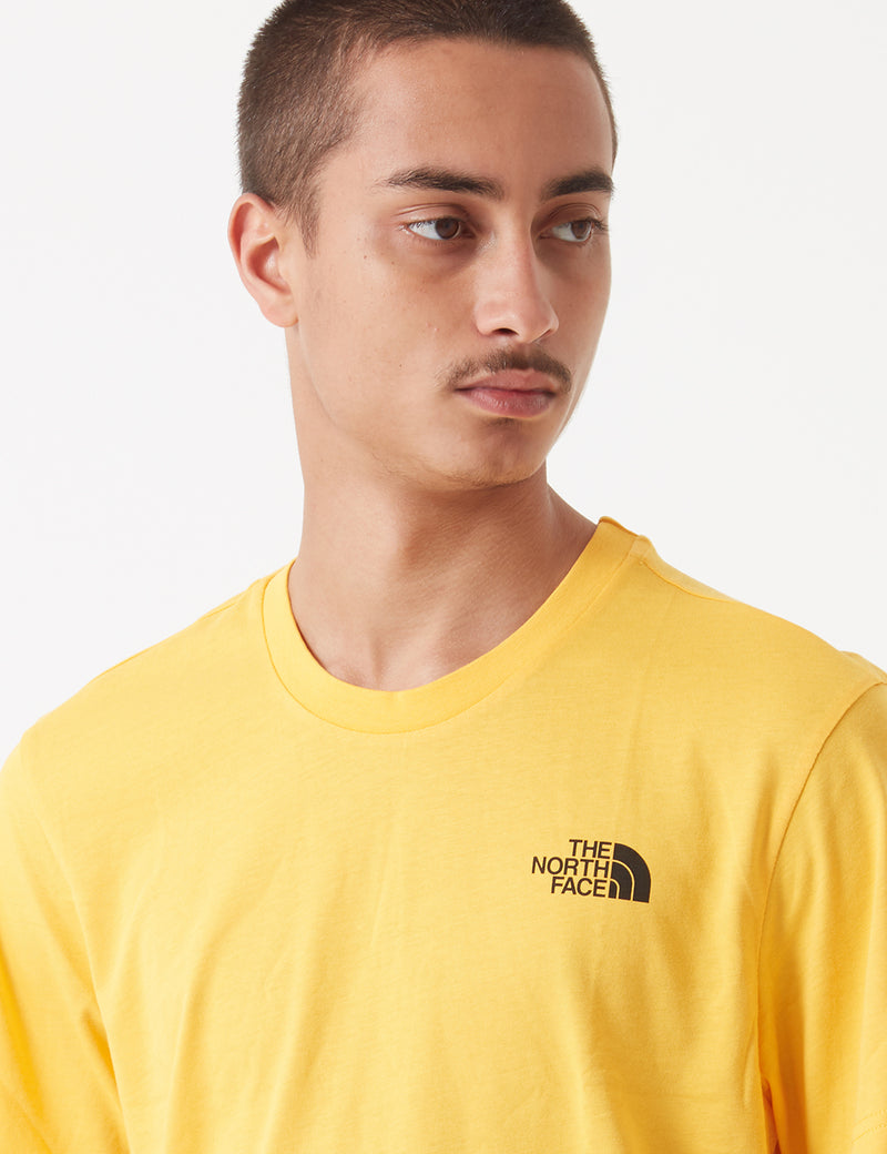 T-Shirt North Face Simple Dome - Jaune TNF