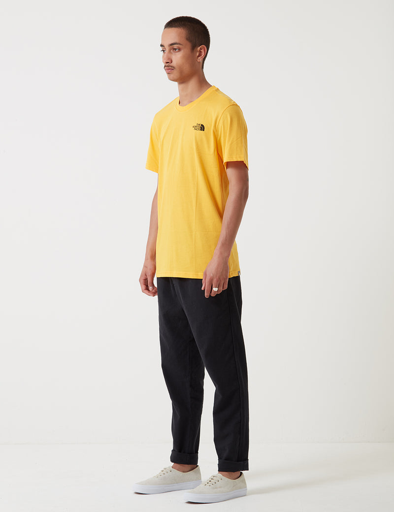 T-Shirt North Face Simple Dome - Jaune TNF