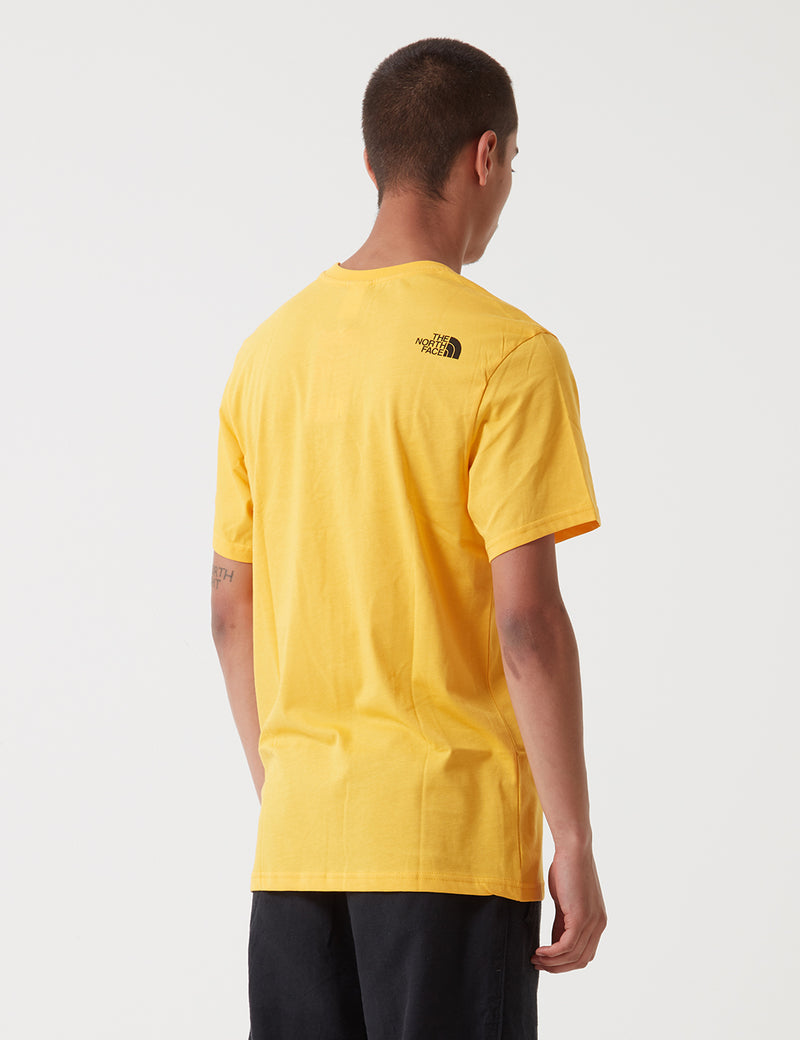 T-Shirt North Face Simple Dome - Jaune TNF