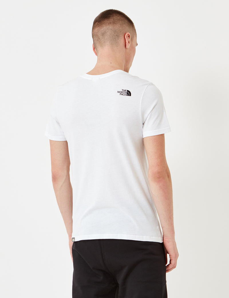 T-Shirt North Face Simple Dome - Blanc