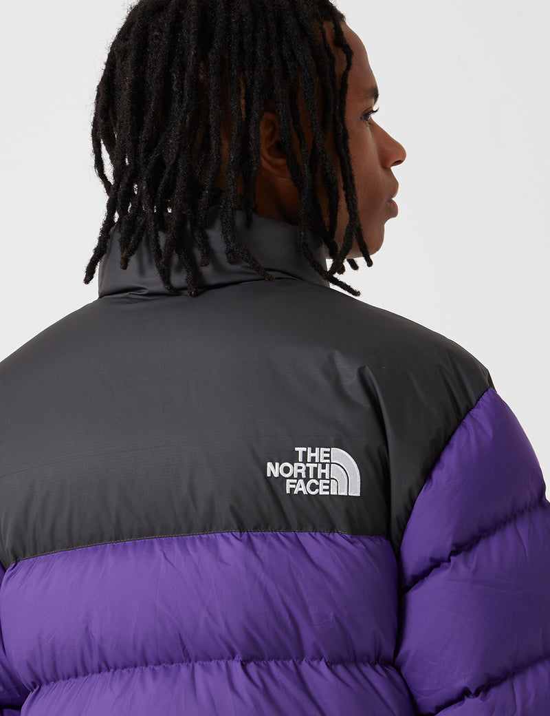 North Face 1992 Nuptse Jacket - Purple/Asphalt Grey