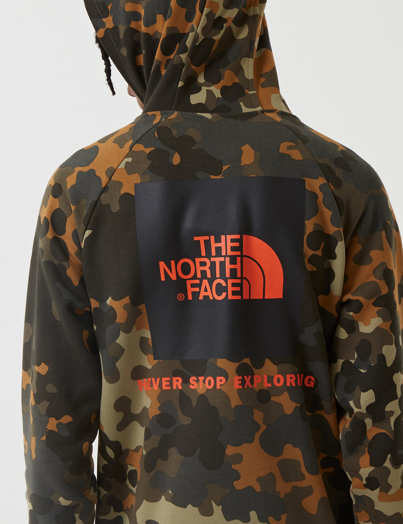 North face red sales box hoodie women's