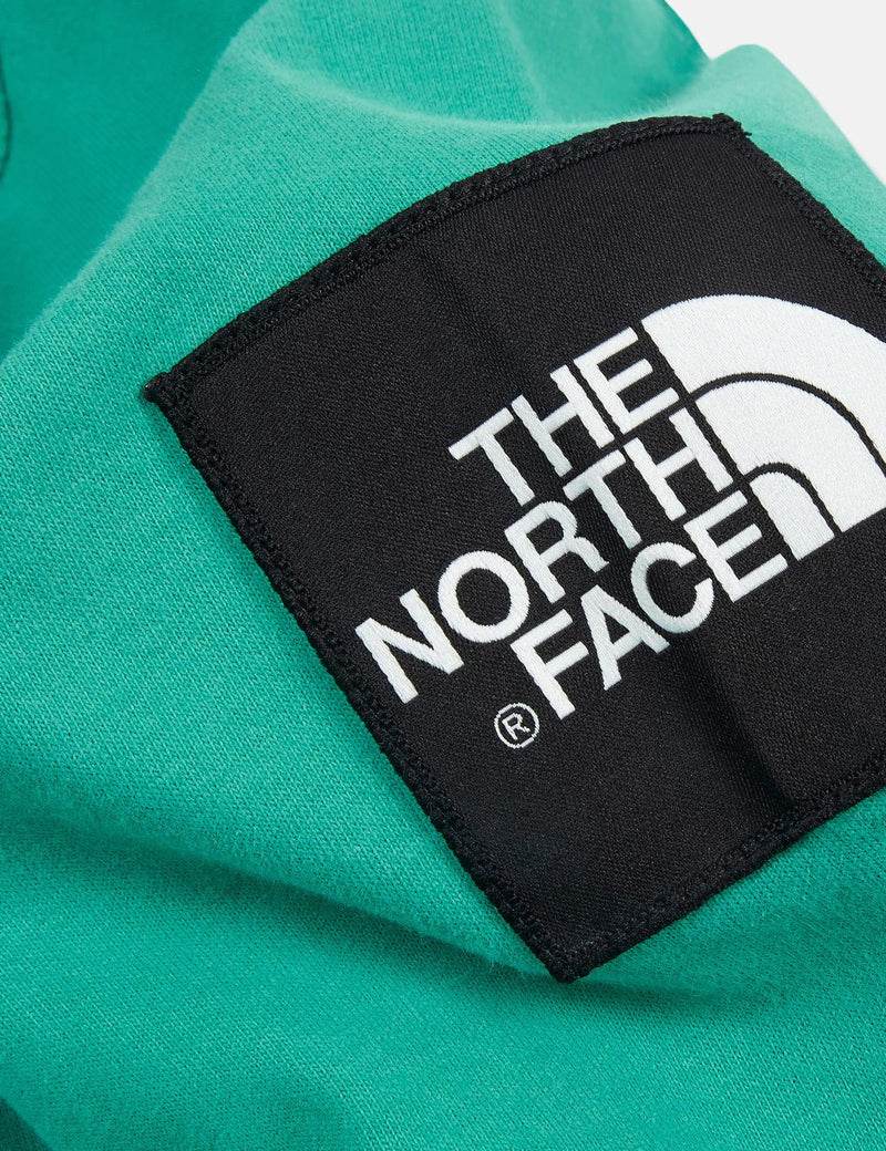 North Face Fine 2 Long Sleeve T-Shirt - Porcelain Green