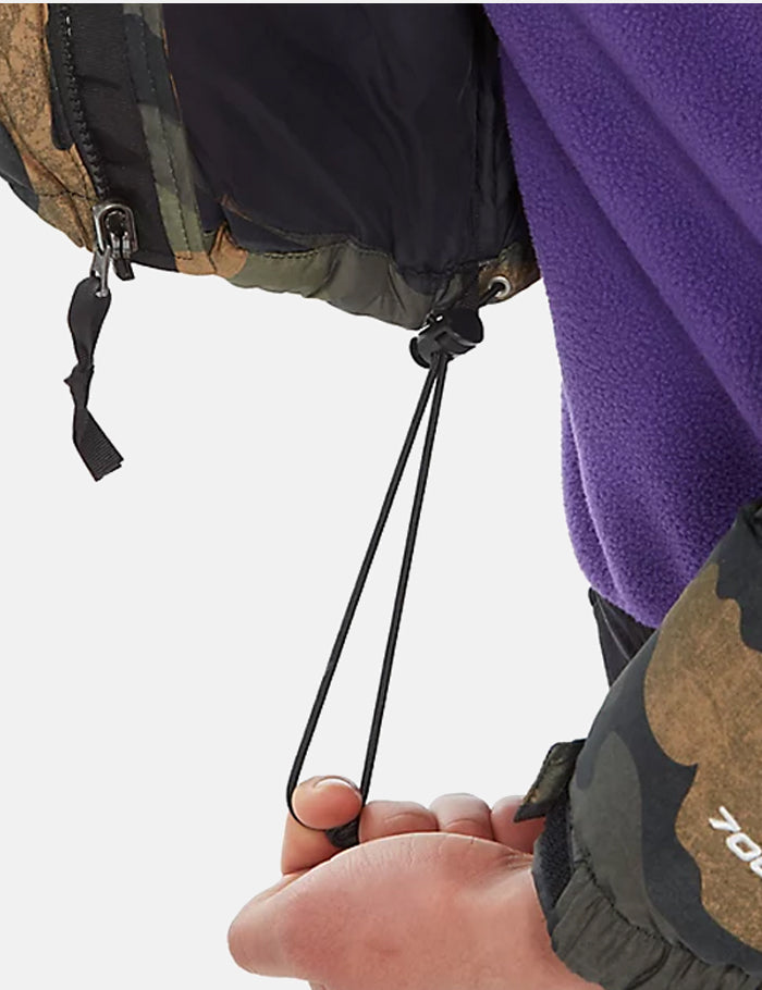 North Face 1996 Retro Nuptse Jacket - Burnt Olive Green Waxed Camo