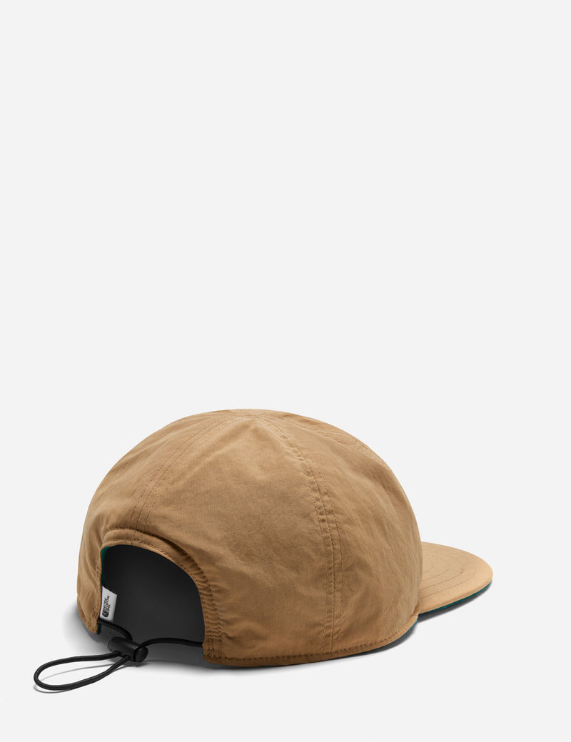 North Face Reversible Norm Hat (Fleece) - Brown/Green