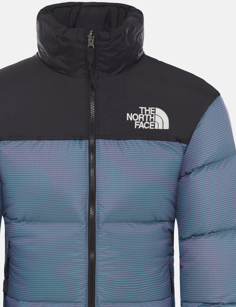 North Face 1996 RTO Nuptse Jacket-Iridescent Multi Blue