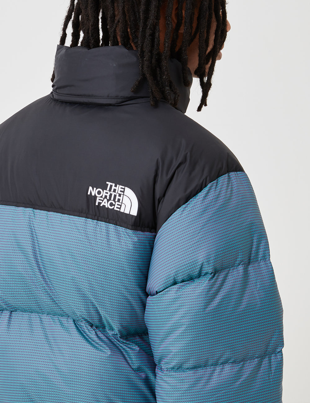 North Face 1996 RTO Nuptse Jacket - Iridescent Blue