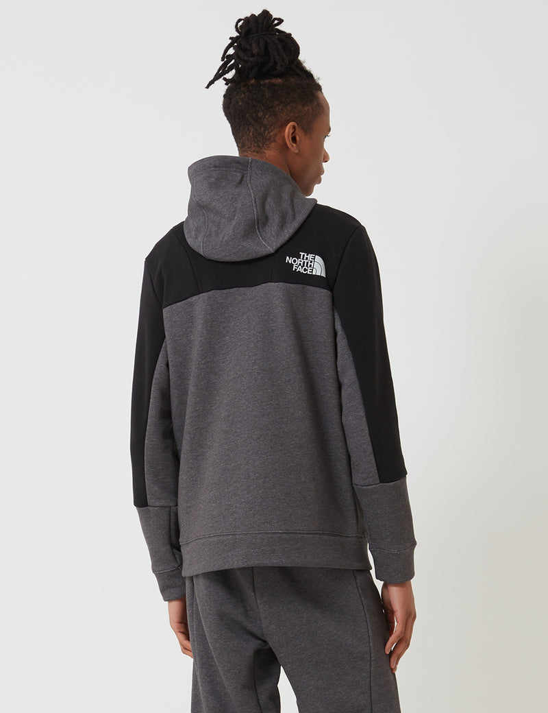 North Face Light Full Zip Hooded Sweatshirt  - TNF Medium Grey