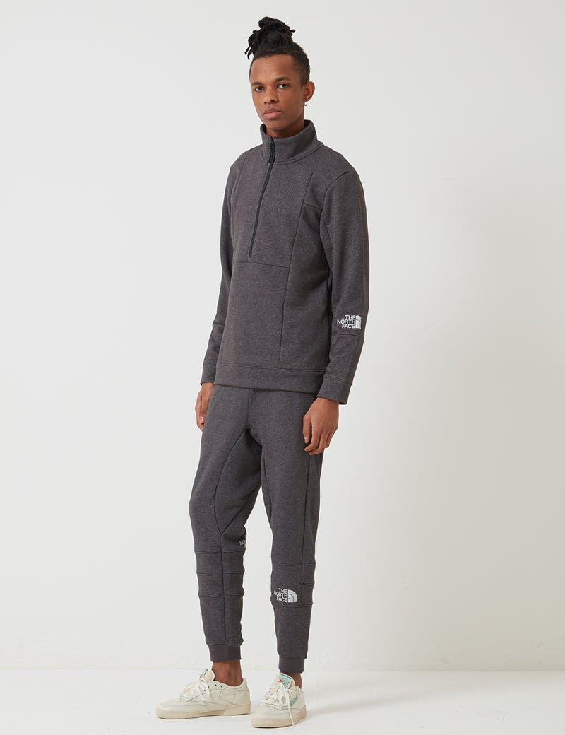 North Face Quarter Zip Sweatshirt - TNF Medium Grey