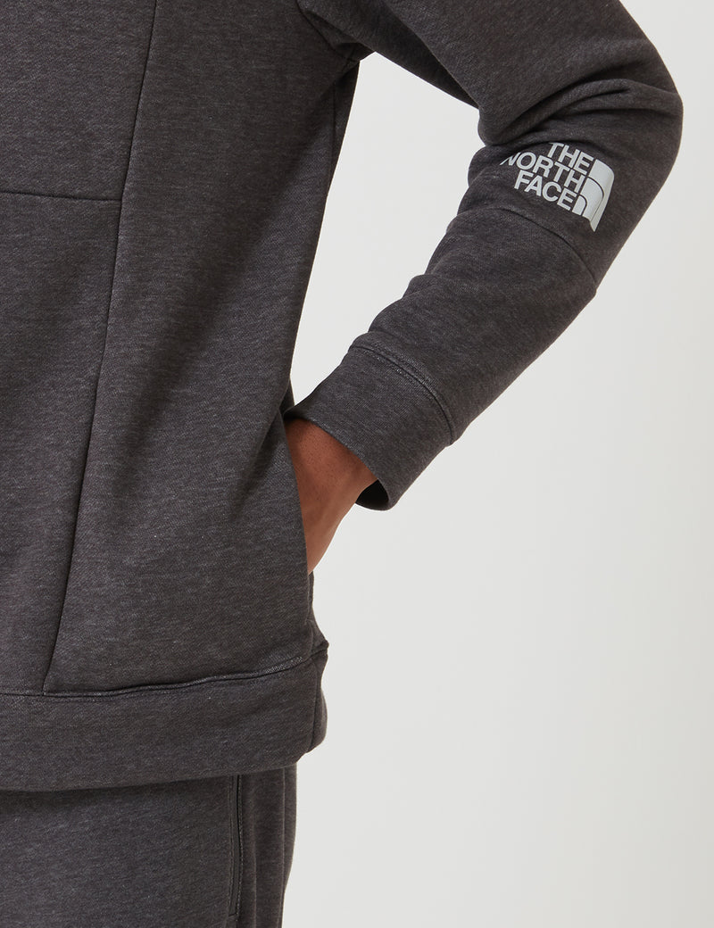 North Face Quarter Zip Sweatshirt - TNF Medium Grey