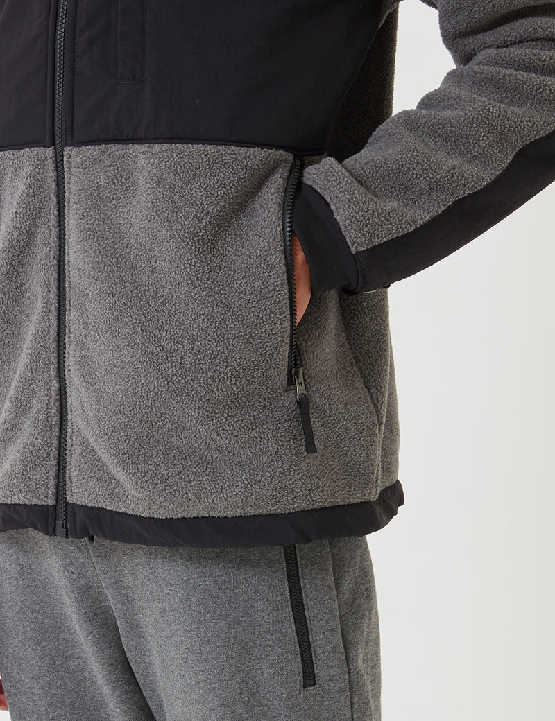 North Face Denali 2 Fleece Jacket - Charcoal Heather Grey