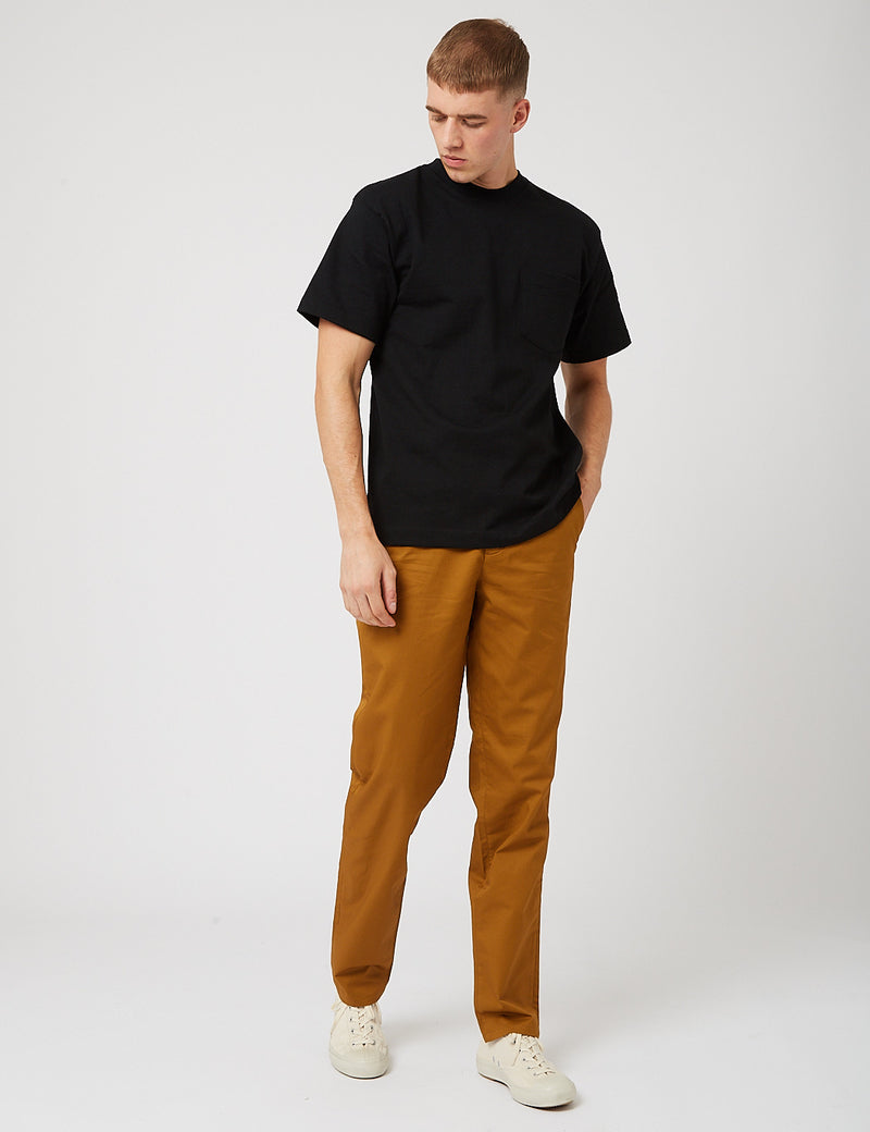 Fred Perry Classic Twill-Hose - Dark Caramel Brown
