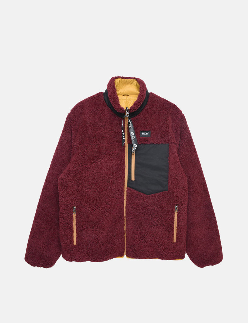 Veste Réversible Taion Down x Boa - Camel/Rouge Foncé