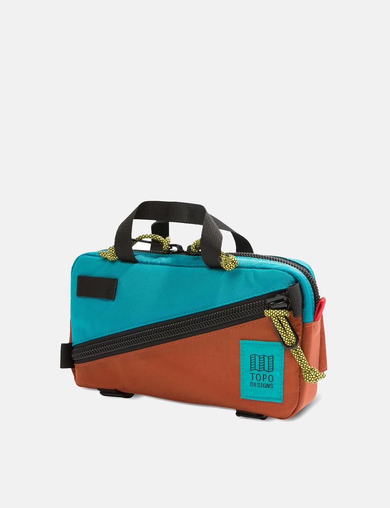 Topo Designs Mini QuickPack-ターコイズ/クレイ