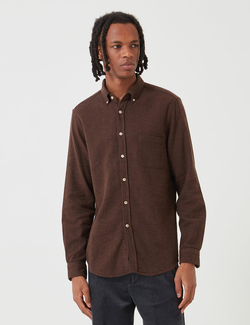 Portuguese Flannel 테카 셔츠-브라운