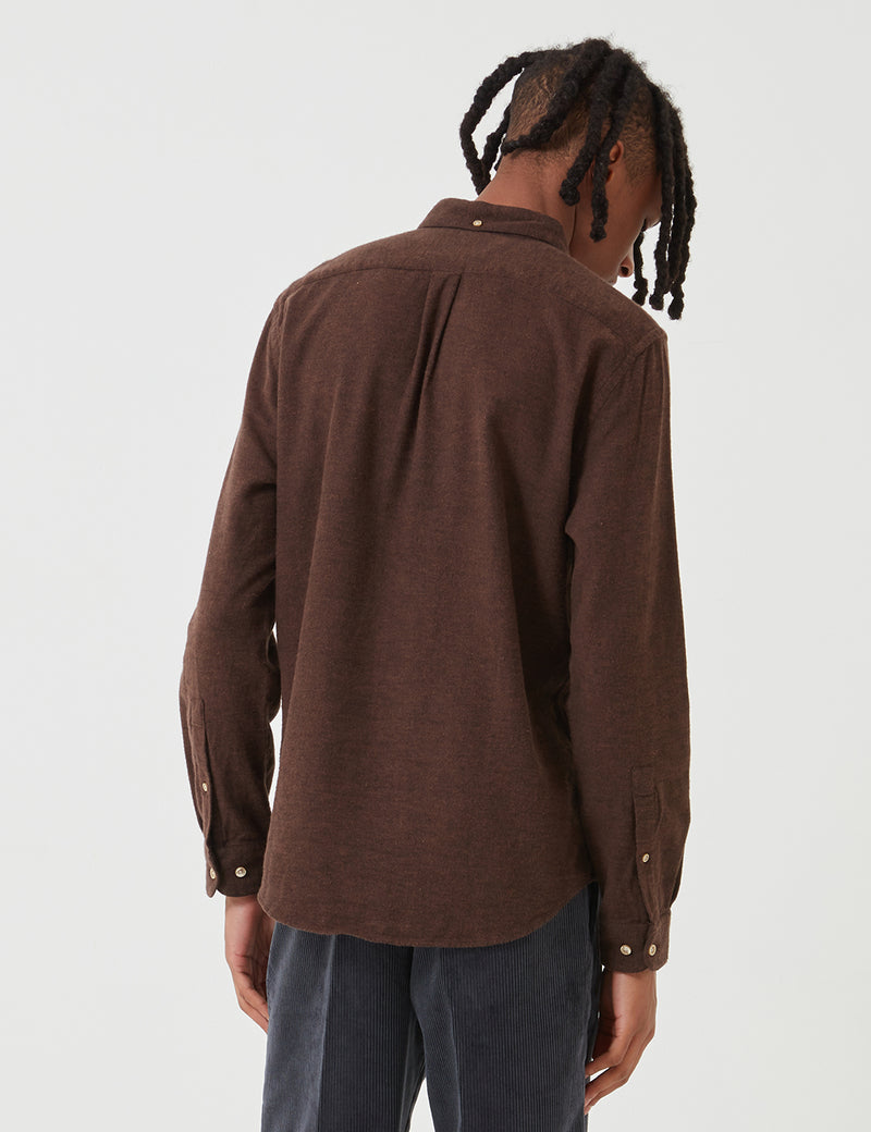 Portugiesisch Flanell Teca Shirt - Brown