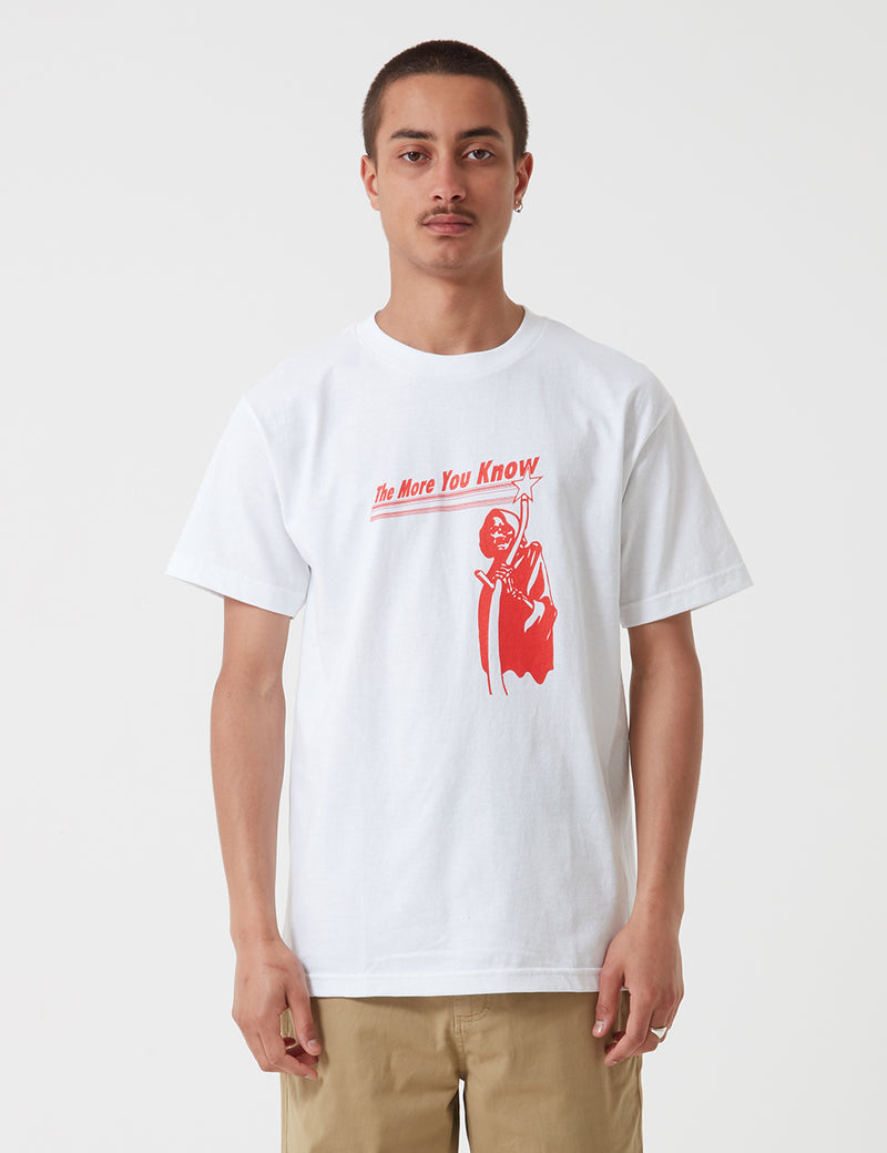 Stu Gazi The More You Know T-Shirt - White