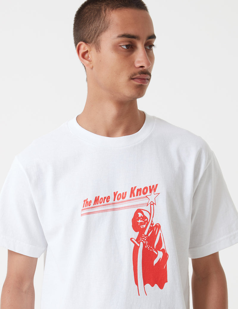 Stu Gazi The More You Know T-Shirt - White