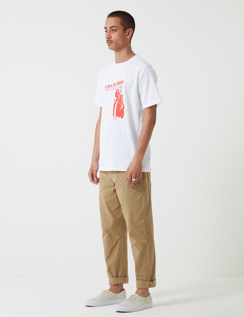 Stu Gazi The More You Know T-Shirt - White