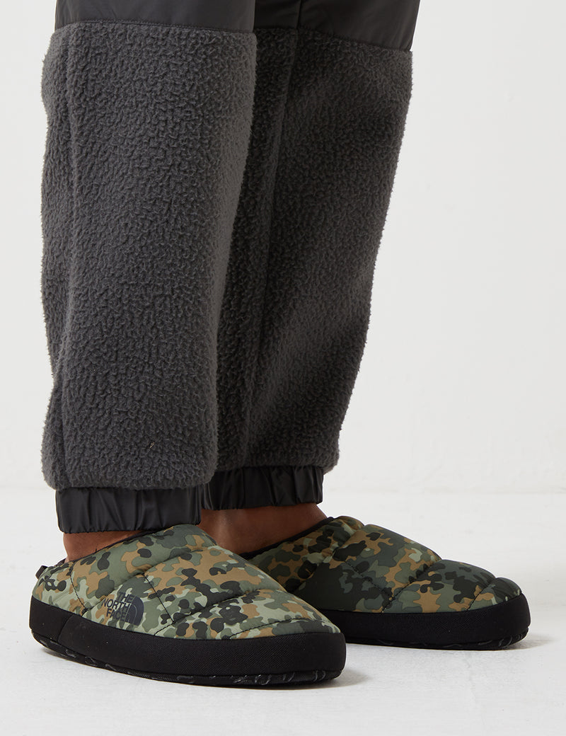 North Face NSE Tent Slippers III - Tarmc Green