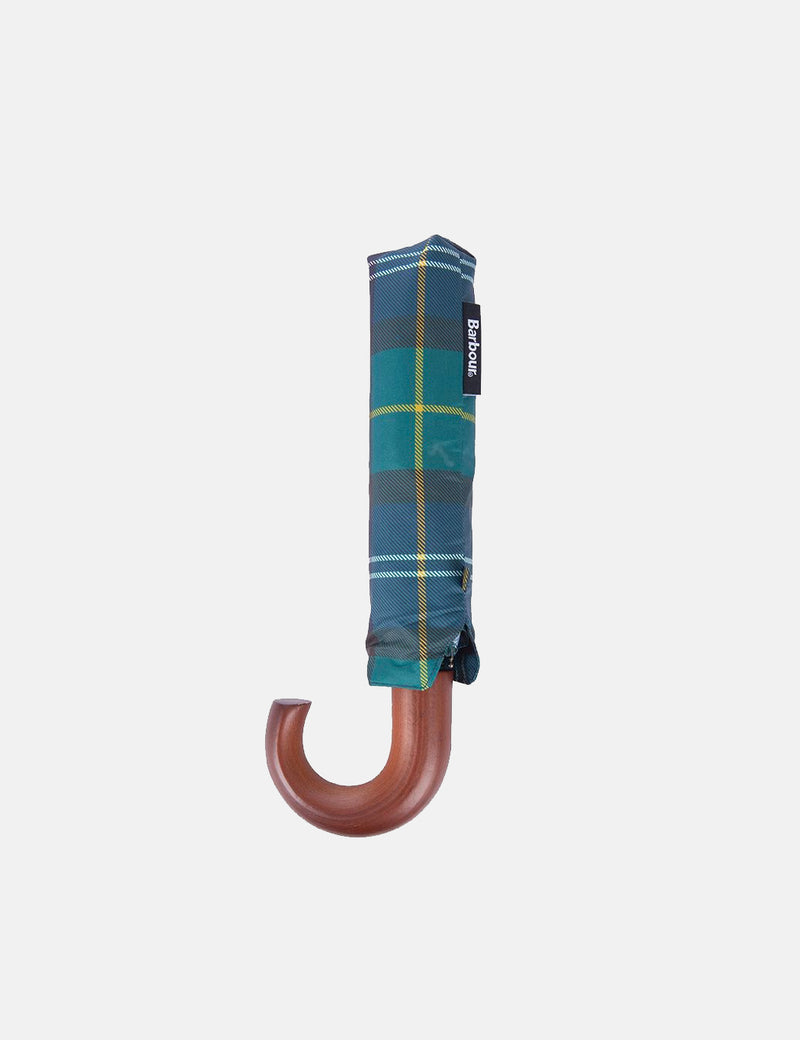 Mini Parapluie Barbour Tartan - Vert