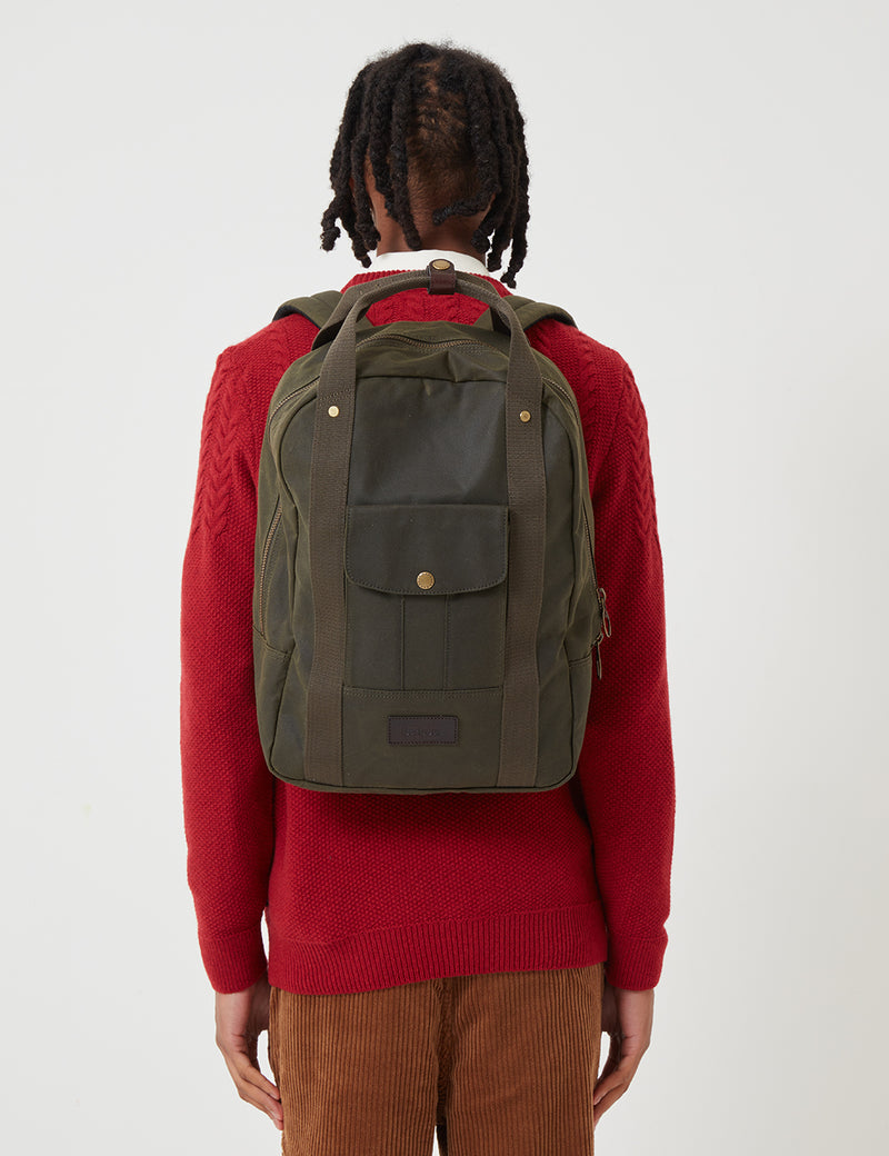 Barbour Houghton Backpack - Archive Olive Green