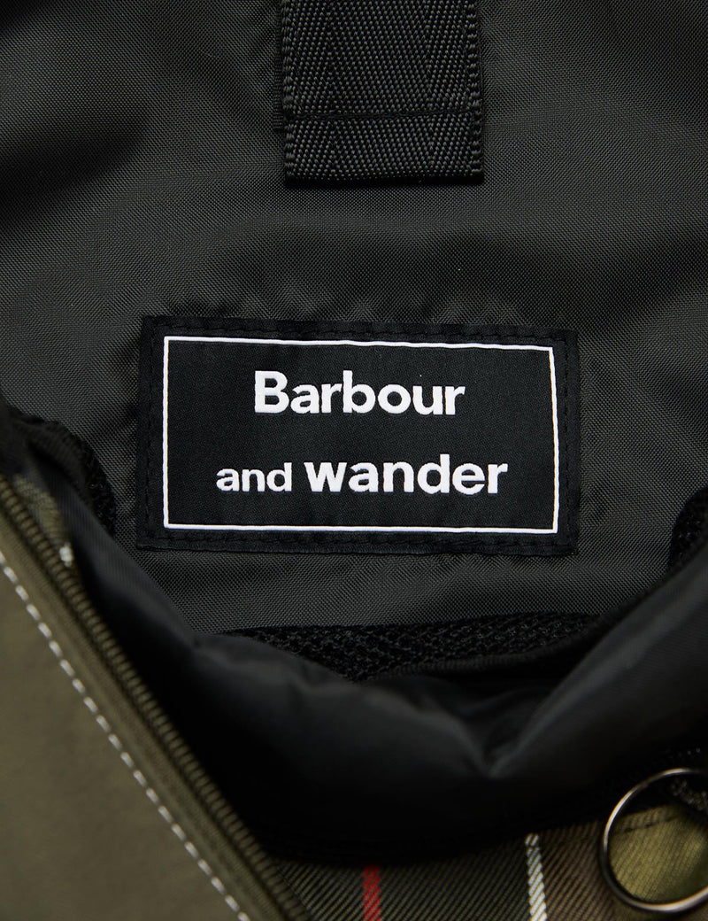 Barbour x And Wander Backpack - Khaki