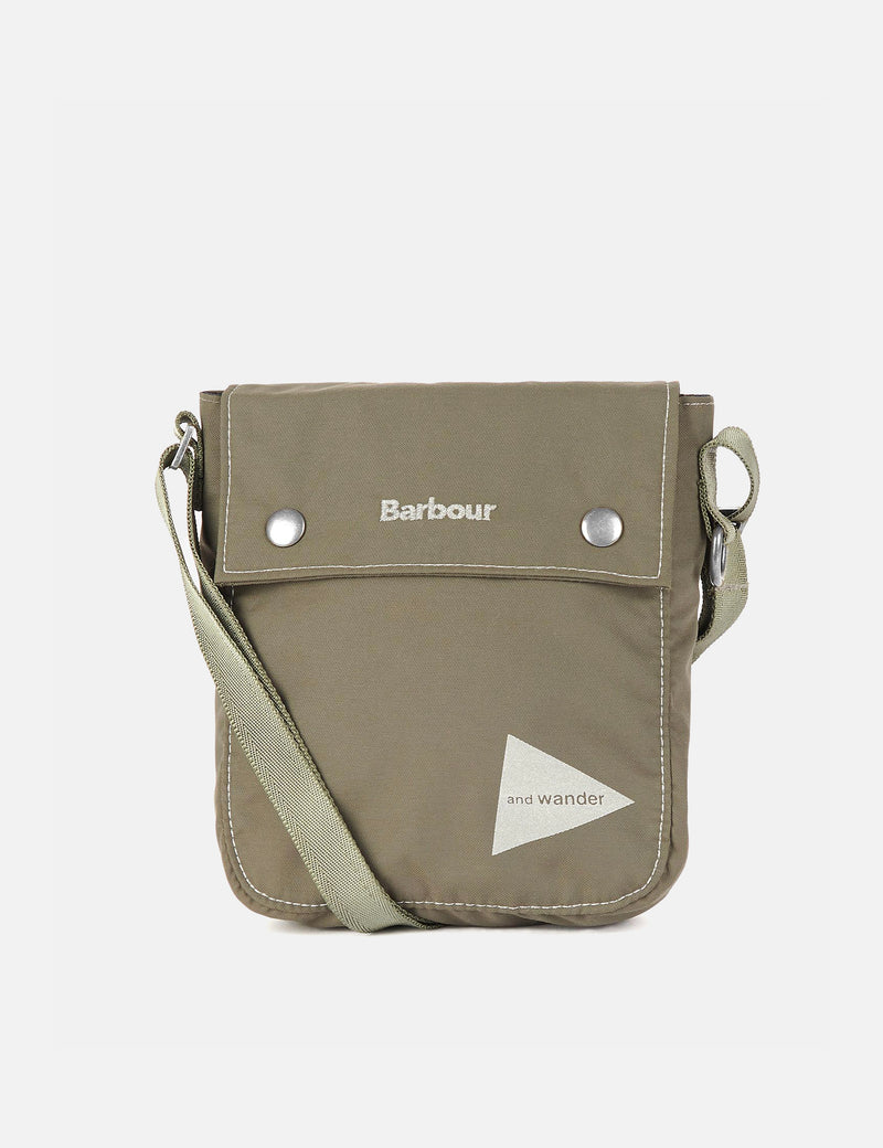 Barbour x And Wander Shoulder Bag - Khaki